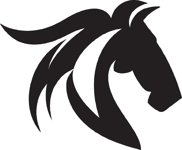 Plik wektorowy skaczący symbol koni