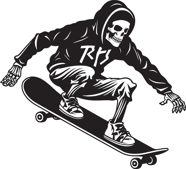 Skeleton Showdown walczące o supremację w Skeleton SkateboardingGraveyard Glory The Triu