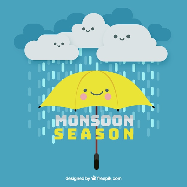 Skład Sezonu Monsunowego O Płaskiej Konstrukcji