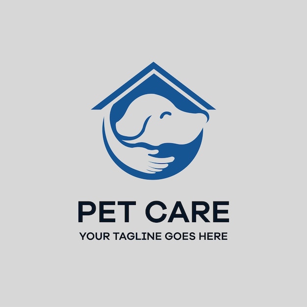 Sklep Zoologiczny Dog Care Company Logo Vector
