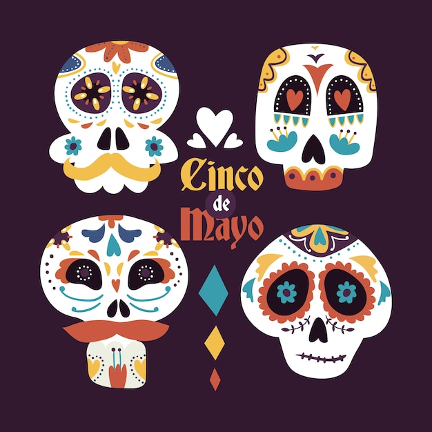 Skull Cinco De Mayo Collection