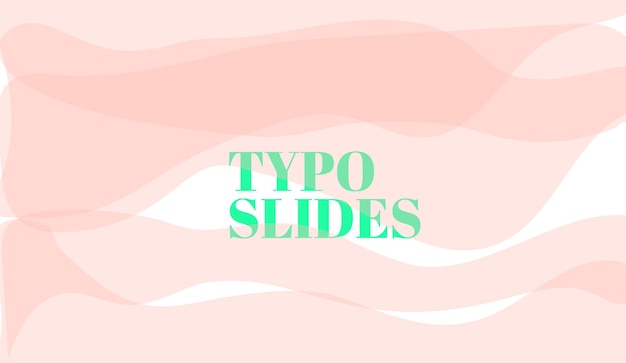 Plik wektorowy slajd typografii