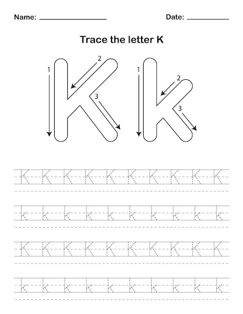 Śledź literę k