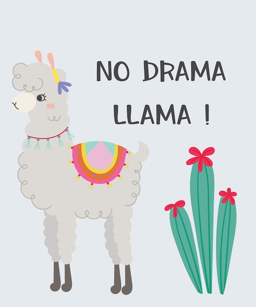 Śliczna lama.