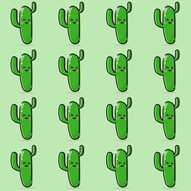 Śliczny Wzór Kaktusa 5