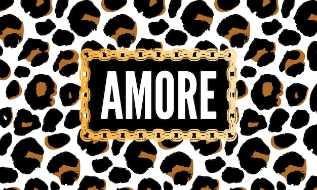 Slogan Amore Fraza Grafika Wektorowa Print Fashion Napis