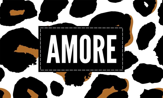 Slogan Amore Fraza Wektor Graficzny Print Fashion Napis Kaligrafia
