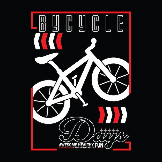 Plik wektorowy slogan dnia rowerów z ilustracją wektorową ikony sylwetki rowerów