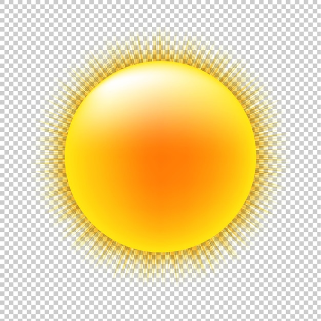 Słońce Z Przezroczystym Tłem Z Gradientu Mesh ,.