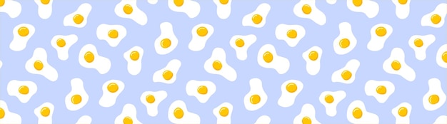 Plik wektorowy słoneczna strona na górze smażone jajko urocza bezszwonowa ikona tło tapeta