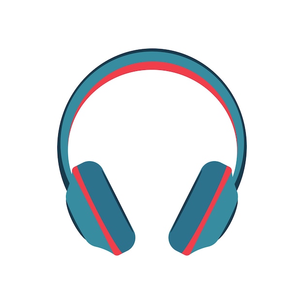 Plik wektorowy słuchawki ikona słuchawek dla aplikacji stron internetowych ilustracji wektorowych