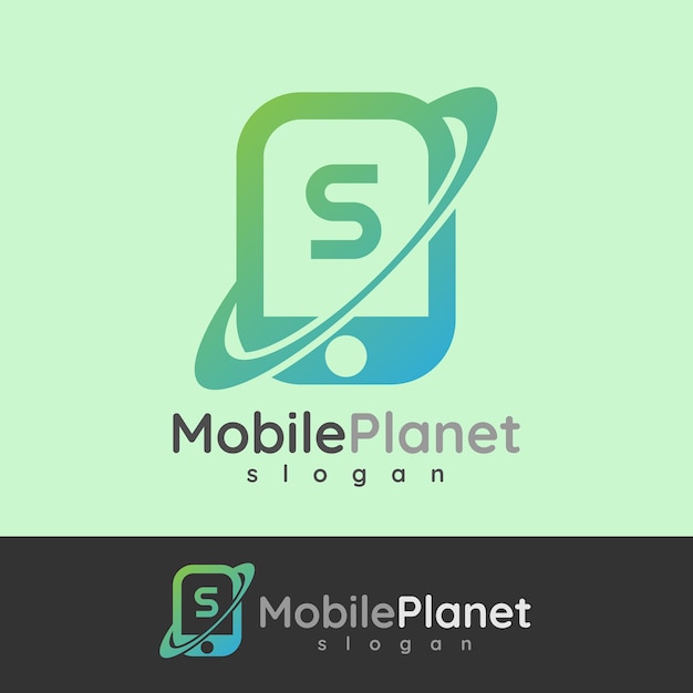 Smart Mobile Initial Letter S Logo Design