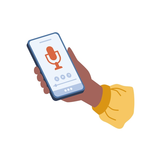 Smartfon Z Nagranym Odtwarzaniem Podcastów