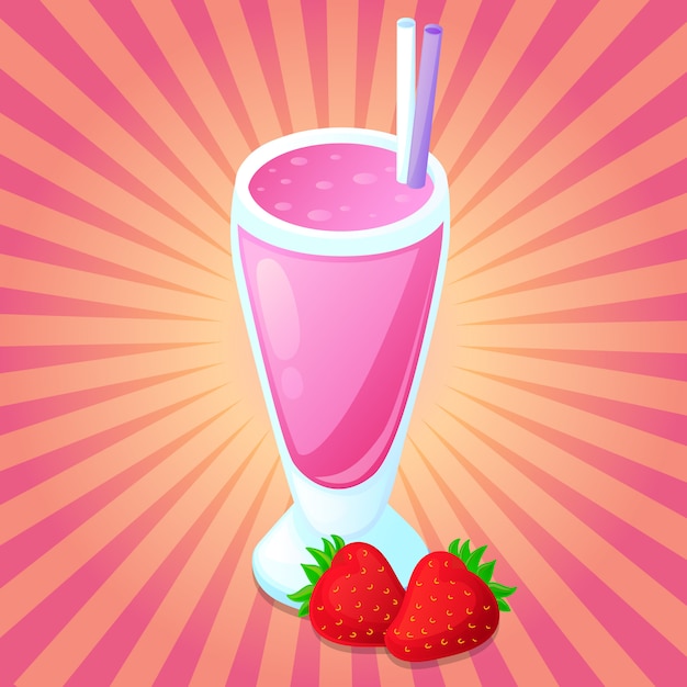 Smoothie Detox Drink Juice Strawberry Fruit Clip Art