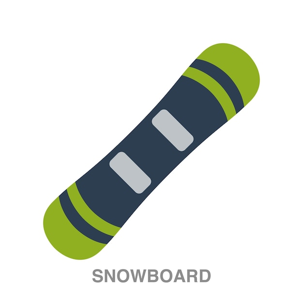 Snowboardowa ilustracja na przezroczystym tle