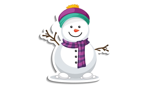 Plik wektorowy snowman christmas graphic creepy clip art vector design 100 wektorowy projekt ilustracji ten słodki