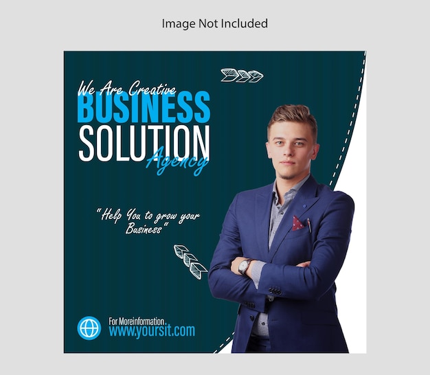 Social Media Post Design - Marketing cyfrowy - Design postów kwadratowych