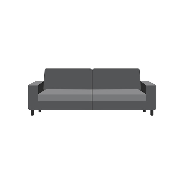 Sofa clipart szablon wektor