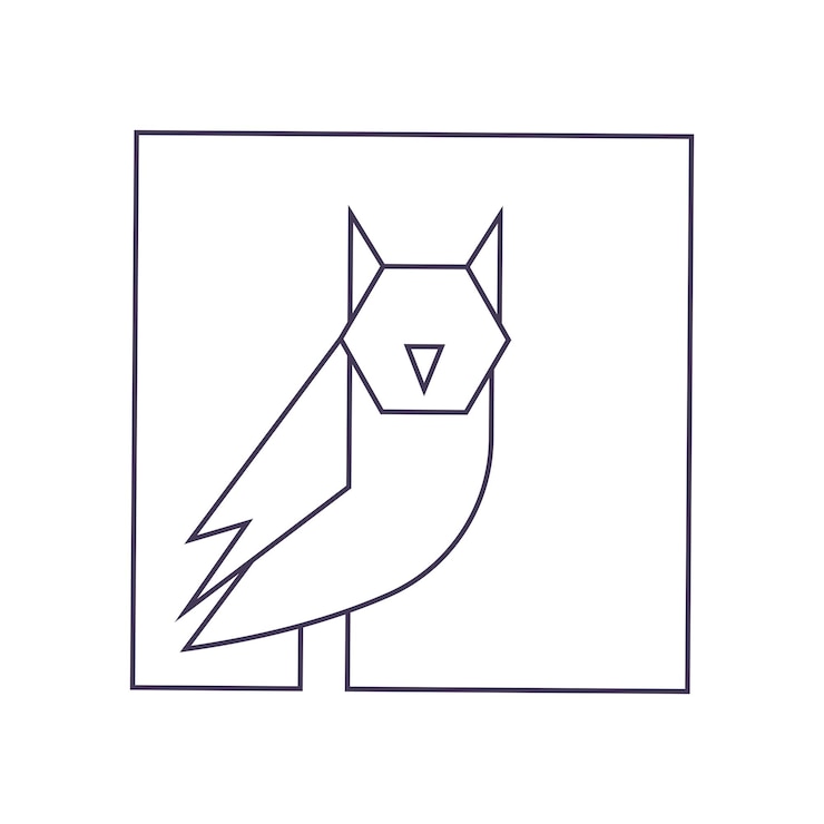 Wektor sowa logo ikona ilustracja projektu