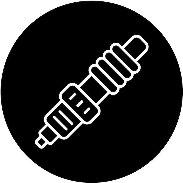 Plik wektorowy spark plug icon style