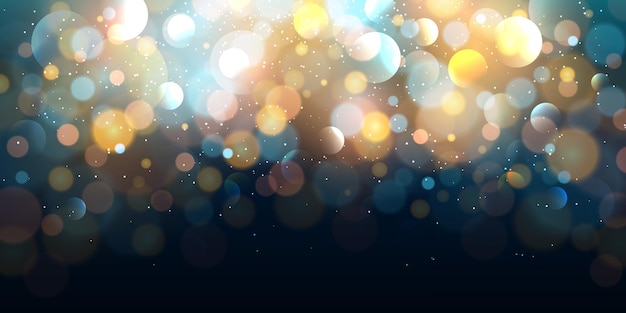 Sparkle Bokeh Tło