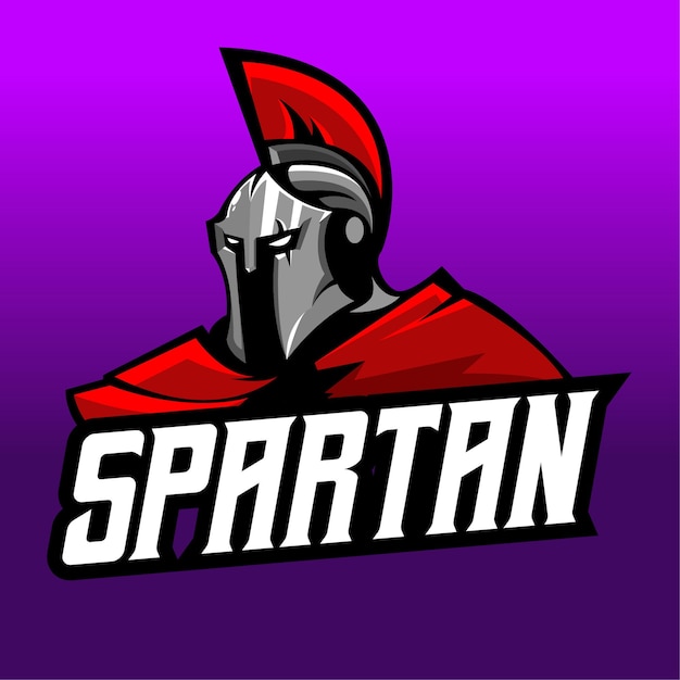 Sparta Esport Logo Maskotka Wektor