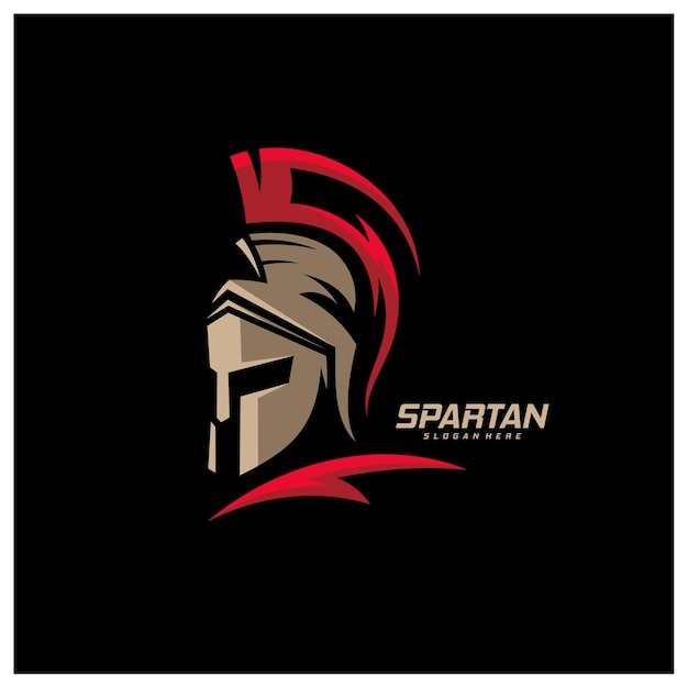 Spartan Logo Szablon Wektor Creative Sparta Logo Vector Spartan Logo Hełm