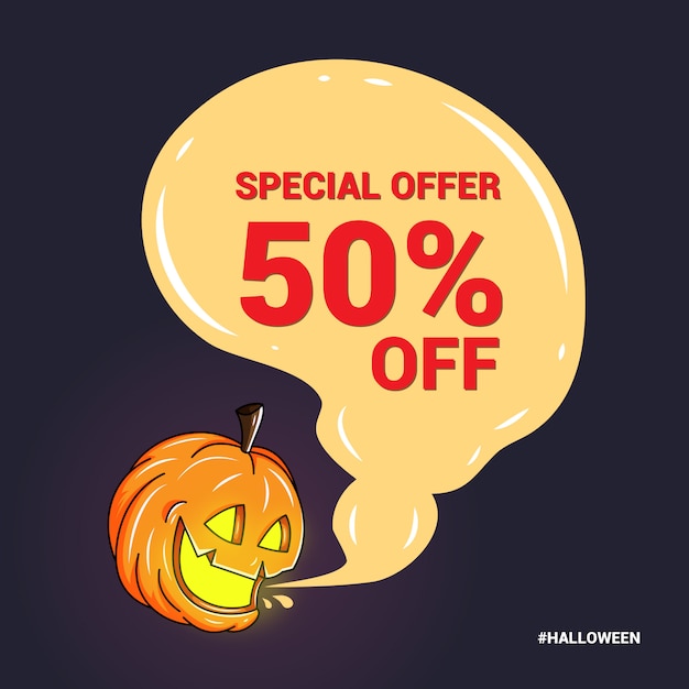 Specjalny Baner Do Promocji Na Halloween