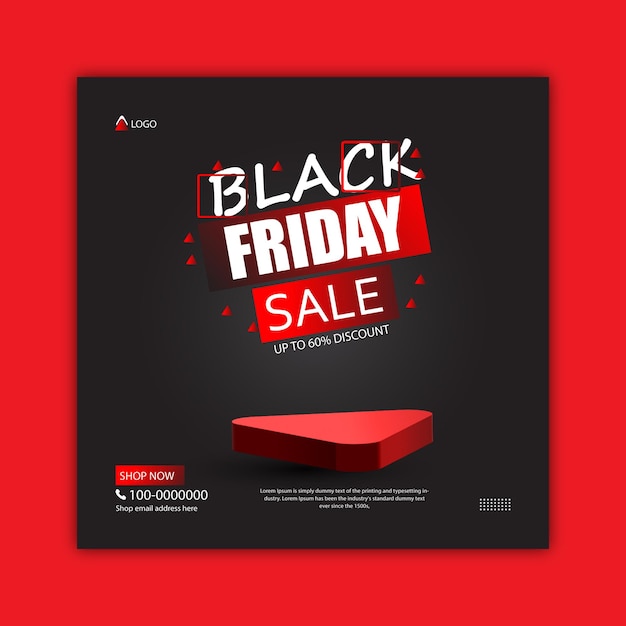 Specjalny Black Friday i super wyprzedaż na mediach społecznościowych
