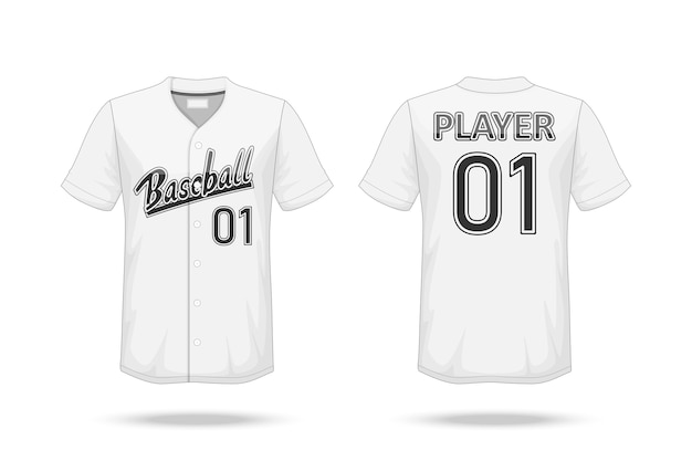 Specyfikacja Baseball T Shirt Mockup