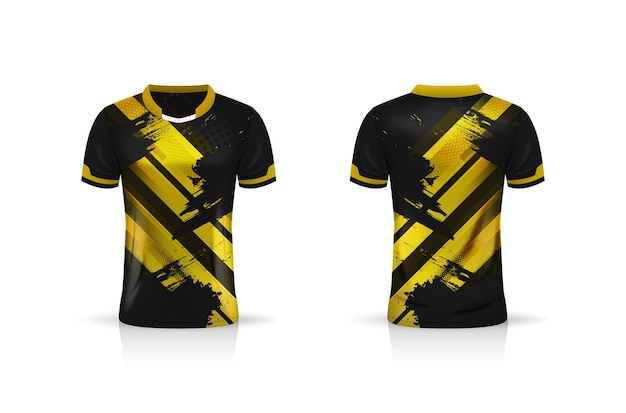 Specyfikacja Soccer Sport, Szablon Koszulki Esports Gaming T Shirt. Mundur .