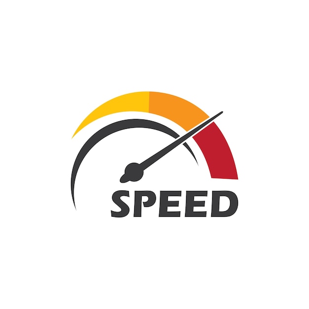 Plik wektorowy speedtop speedfaster logo ilustracja projekt wektora