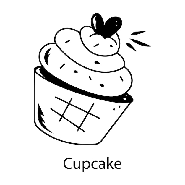 Spersonalizowana ikona cupcake'a