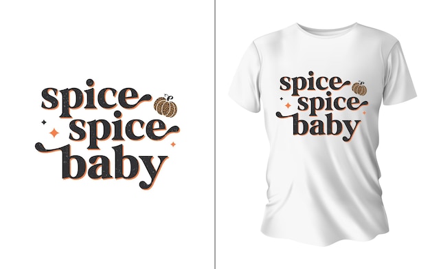 Plik wektorowy spice baby t shirt design