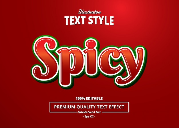 Spicy Efekt Tekstowy