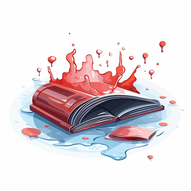 Spilled_spell_book_vector_illustrated