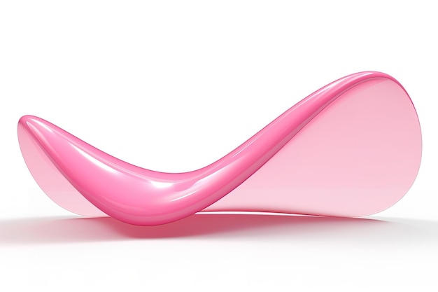 Plik wektorowy splash gęstego różowego płynu 3d ilustracja 3d rendering