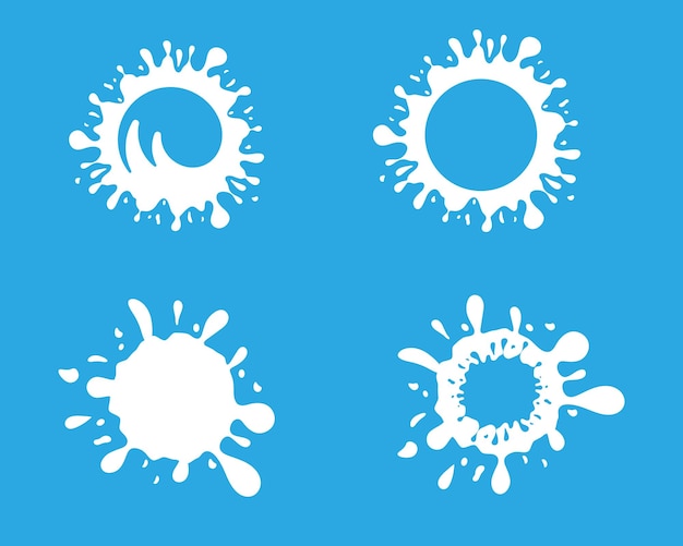 Splash wektor ikona ilustracja projektu