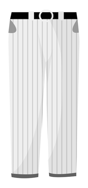Plik wektorowy spodnie do munduru baseballisty