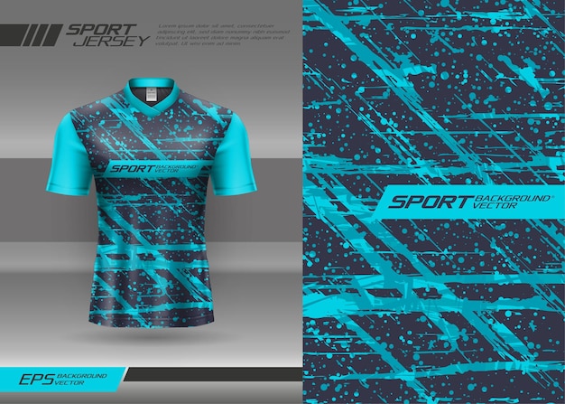 Sportowa Koszulka Abstrakcyjna Tekstura Z Wzorem Grunge Do Wyścigów Piłkarskich Gier Motocrossowych