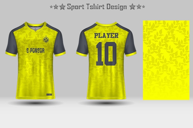 Sportowa Koszulka Piłkarska Makieta Abstrakcyjny Wzór Geometryczny Wzór Koszulki