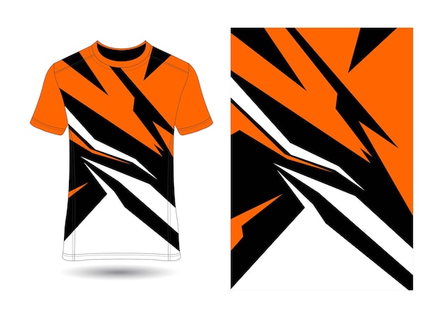 Sportowe Tło Wyścigowe Z T-shirt Wektor Projektowania Sportowego