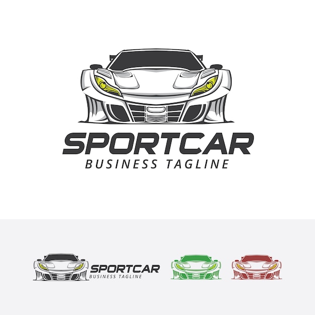 Sportowy Samochód Wektor Logo Szablon