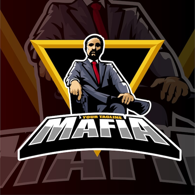 Sports Gaming Logo Style Mafii Kowbojskiej