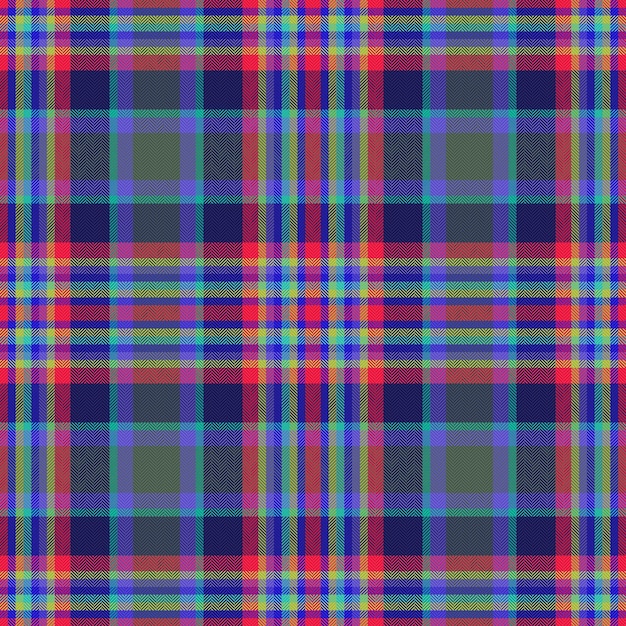 Sprawdź wektor bezszwowe Tekstylne szkockie tło Tekstura tartan deseniowa tkanina