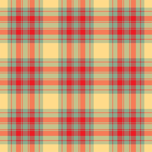 Sprawdź Wzór Kratki. Płaska Konstrukcja Tkaniny. Tartan.