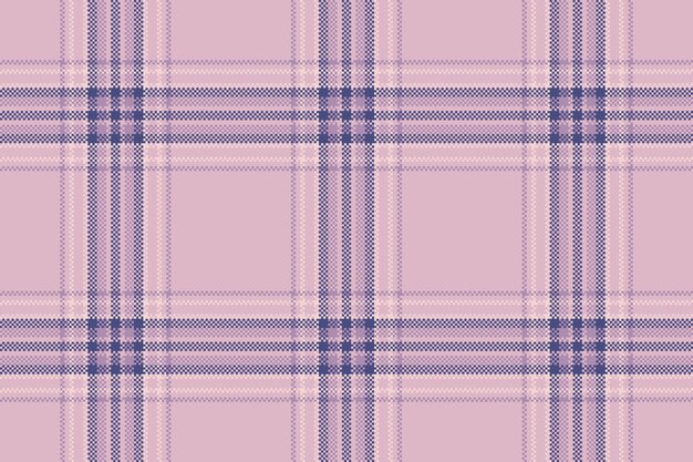 Sprawdzenie tekstury płytki z tła wektorowego tartan z tkaninowym wzorem bezszwowym w jasnych i pastelowych kolorach