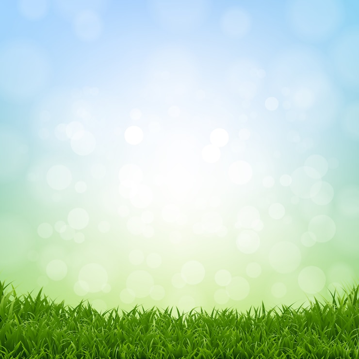 Wektor spring grass border