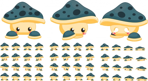 Sprites Do Gry Green Mushroom