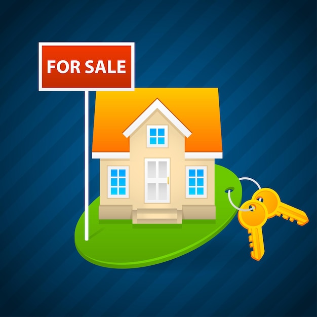 Sprzedaż Koncepcyjna Domów Wiejskich W Formacie Eps 10